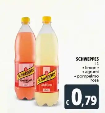 Deco Market Schweppes l 1 limone agrumi pompelmo roso offerta