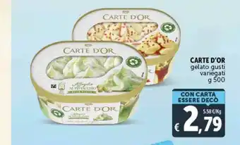 Carte d'or gelato gusto variegati g 500