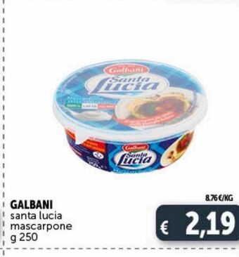 Deco Market Galbani santa lucia mascarpone g 250 offerta
