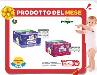Bimbo Store Pampers - pentapack progressi tradizionale o mutandino offerta