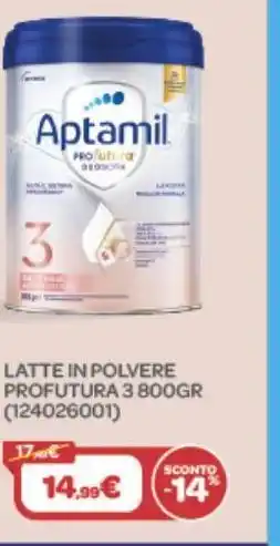 Bimbo Store Latte in polvere profutura 3 800 g aptamil offerta