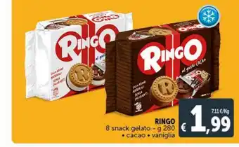 Deco Market Ringo 8 snack gelato g 280 offerta