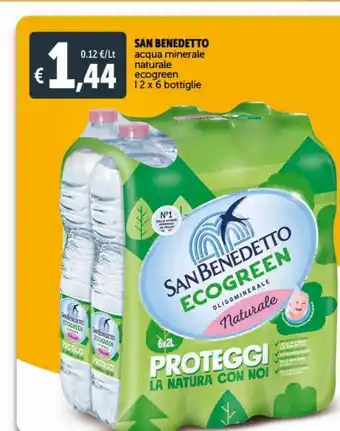 Deco Market Acqua minerale naturale ecogree san benedetto offerta