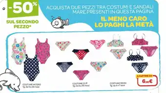 Costume da bagno bambina