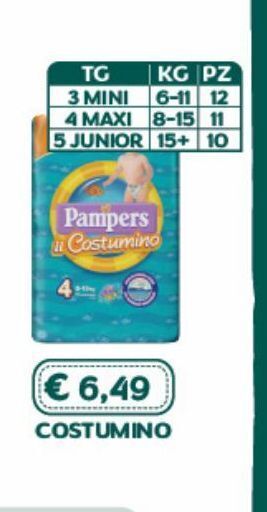 Bimbo Store Costumino pampers offerta