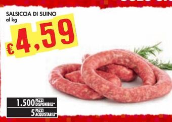 Bennet Salsiccia di suino offerta