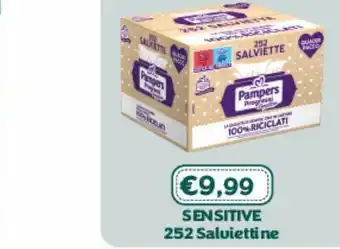 Bimbo Store Pampers - 252 salviette sensitive offerta