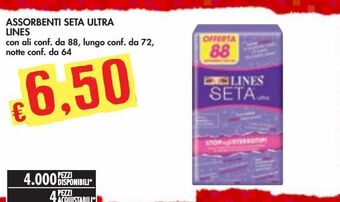 Bennet Assorbenti lines seta ultra offerta