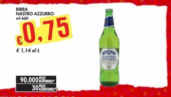 Bennet Birra nastro azzurro offerta