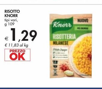 Bennet Risotto knorr offerta