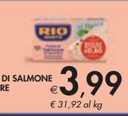 Bennet Filetti di salmone rio mare offerta