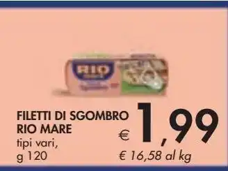 Bennet Filetti di sgombro rio mare offerta