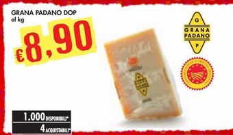 Bennet Grana padano dop offerta
