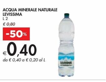 Bennet Acqua naturale levissima offerta