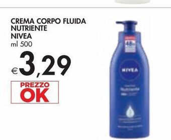 Bennet Crema corpo fluida nutriente nivea offerta
