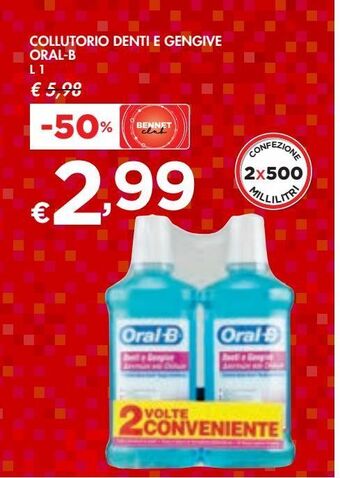 Bennet Colluttorio denti e gengive oral b offerta