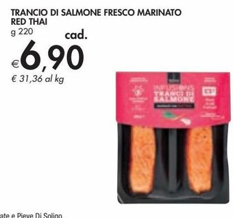 Bennet Trancio di salmone fresco marinato red thai offerta