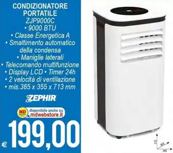 MD Discount Condizionatore Portatile ZJP9000C offerta