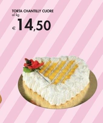 Bennet Torta chantilly cuore offerta