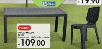 Bennet Tavolo melody keter offerta