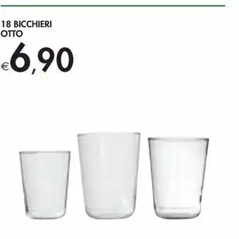 Bennet 18 bicchieri otto offerta