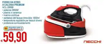 MD Discount Ferro Da Stiro A Caldaia Premium NCL-2668B offerta