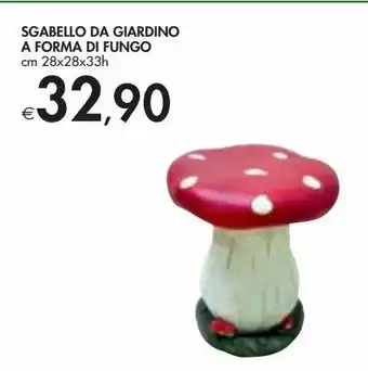Bennet Sgabello da giardino a forma di fungo offerta