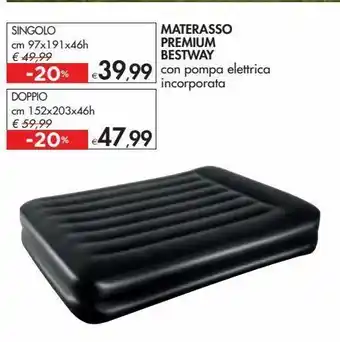 Bennet Materasso premium bestway - singolo offerta