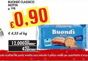 Bennet Buondì classico motta offerta