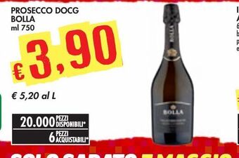 Bennet Prosecco docg bolla offerta