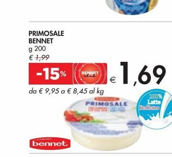 Bennet Primosale bennet offerta