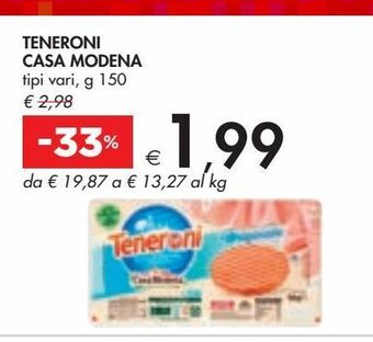 Bennet Teneroni casa modena offerta
