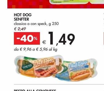 Bennet Hot dog senfter offerta
