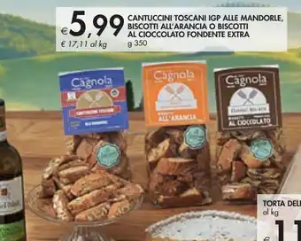 Bennet Cantuccini toscani igp alle mandorle offerta