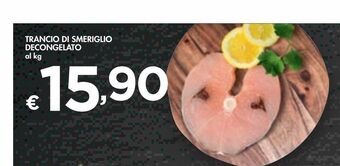 Trancio di smeriglio decongelato