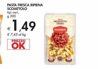 Bennet Pasta fresca ripiena scoiattolo offerta