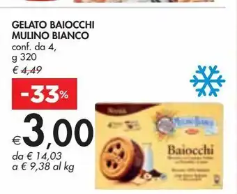 Bennet Gelato baiocchi mulino bianco offerta