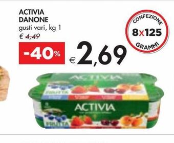 Bennet Activia danone offerta