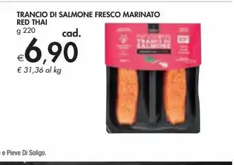 Bennet Trancio di salmone fresco marinato red thai offerta