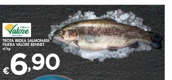 Bennet Trota iridea salmonata filiera valore bennet offerta