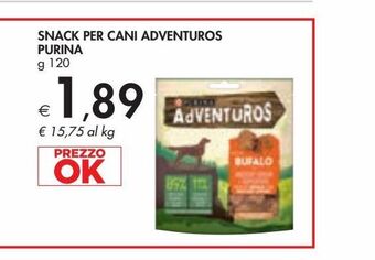 Bennet Snack per cani adventuros purina offerta