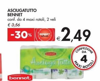 Bennet Asciugatutto bennet offerta