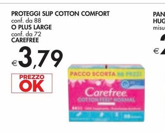Bennet Proteggi-slip cotton comfort o plus large carefree offerta