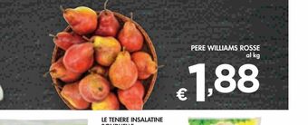 Bennet Pere williams rosse offerta