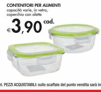 Bennet Contenitori per alimenti offerta