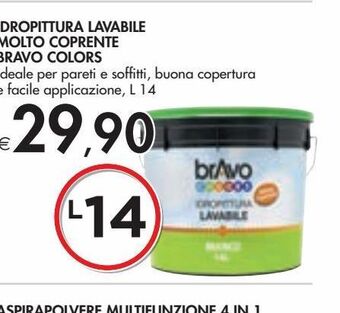 Bennet Idropittura lavabile molto coprente bravo colors offerta