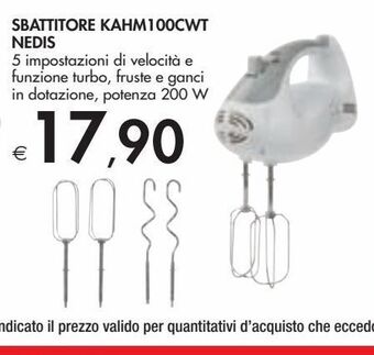 Bennet Sbattitore kahm100cwt nedis offerta