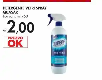 Bennet Detergente vetri spray quasar offerta