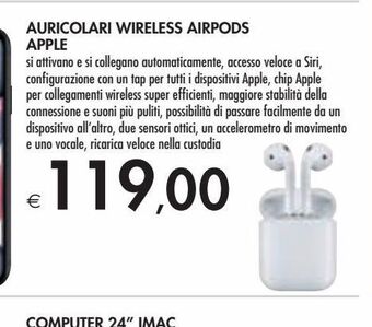 Bennet Auricolari wireless airpods apple offerta