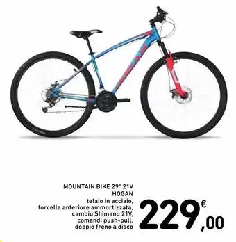 Spazio Conad Mountain bike 29" 21v hogan offerta
